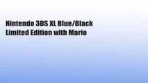 Nintendo 3DS XL Blue/Black Limited Edition with Mario