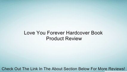 Love You Forever Hardcover Book Review