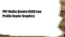 PNY Nvidia Quadro K600 Low Profile Kepler Graphics
