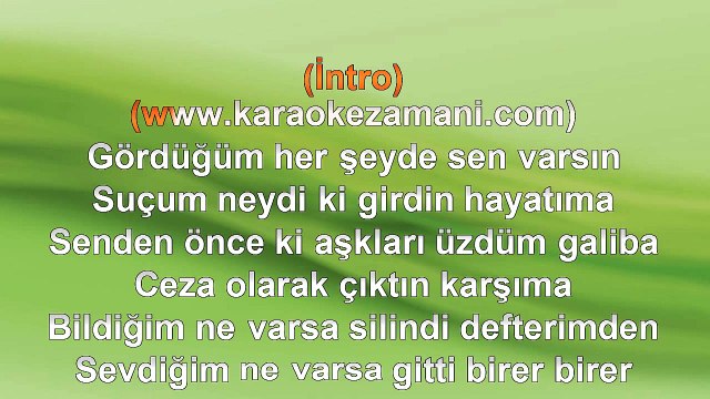 Doğuş - Ceza - 2006 TÜRKÇE KARAOKE