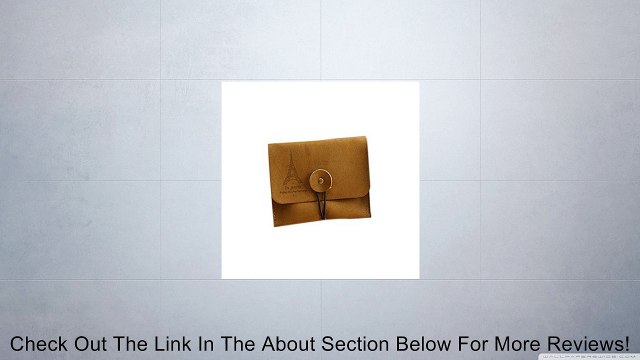 New Retro Romantic Tower Suede Leather Nostalgic Wallet Key Coin Bag Pouch Purse Review