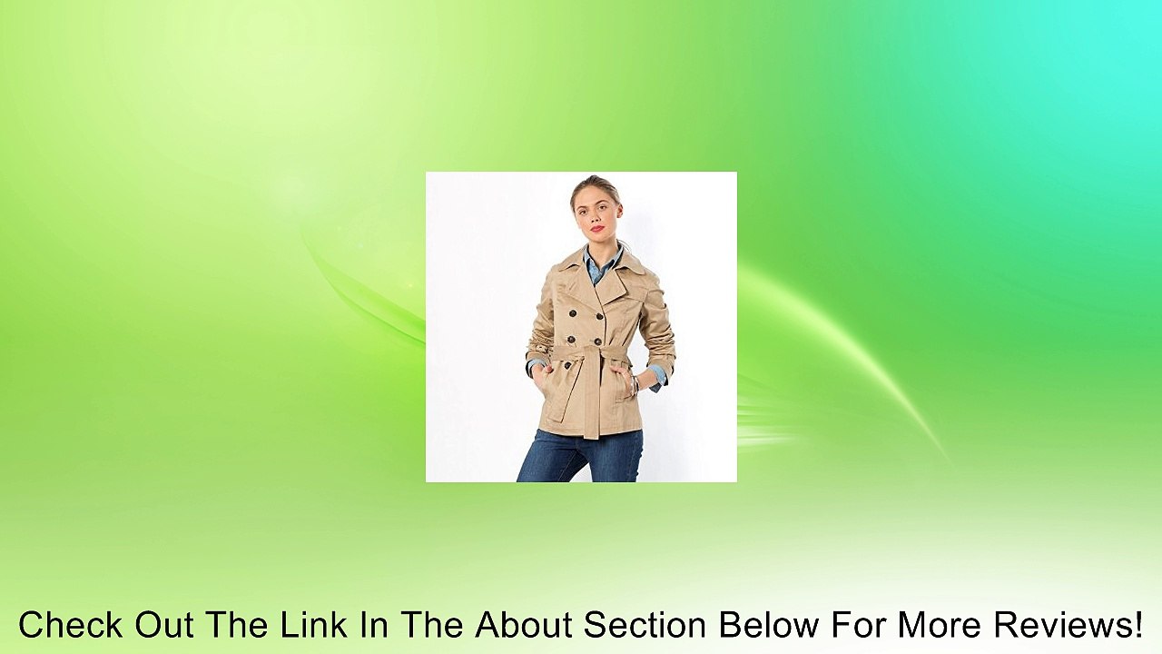 La Redoute Women's Short Cotton Satin Trench Coat Review
