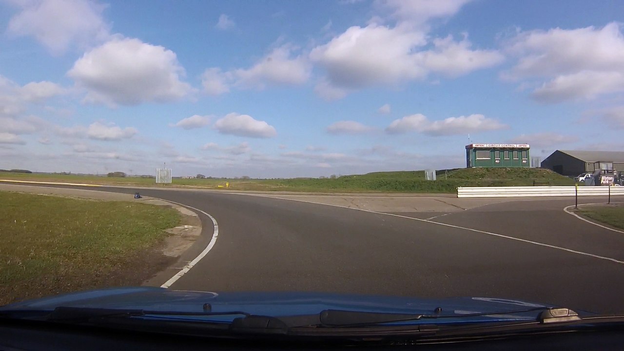 Me following Paul and Daz at Blyton Park