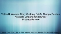 Vakind� Women Sexy G-string Briefs Thongs Panties Knickers Lingerie Underwear Review