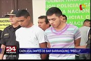 Capturan a delincuentes que asaltaron conocido bar de Barranco