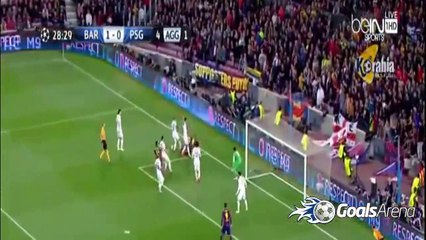 ملخص مباراة برشلونة وباريس سان جيرمان 2-0