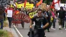 2012-01-28 - ONE NEWS - OCCUPY PROTESTERS BACK IN AOTEA SQUARE [RAW FOOTAGE]