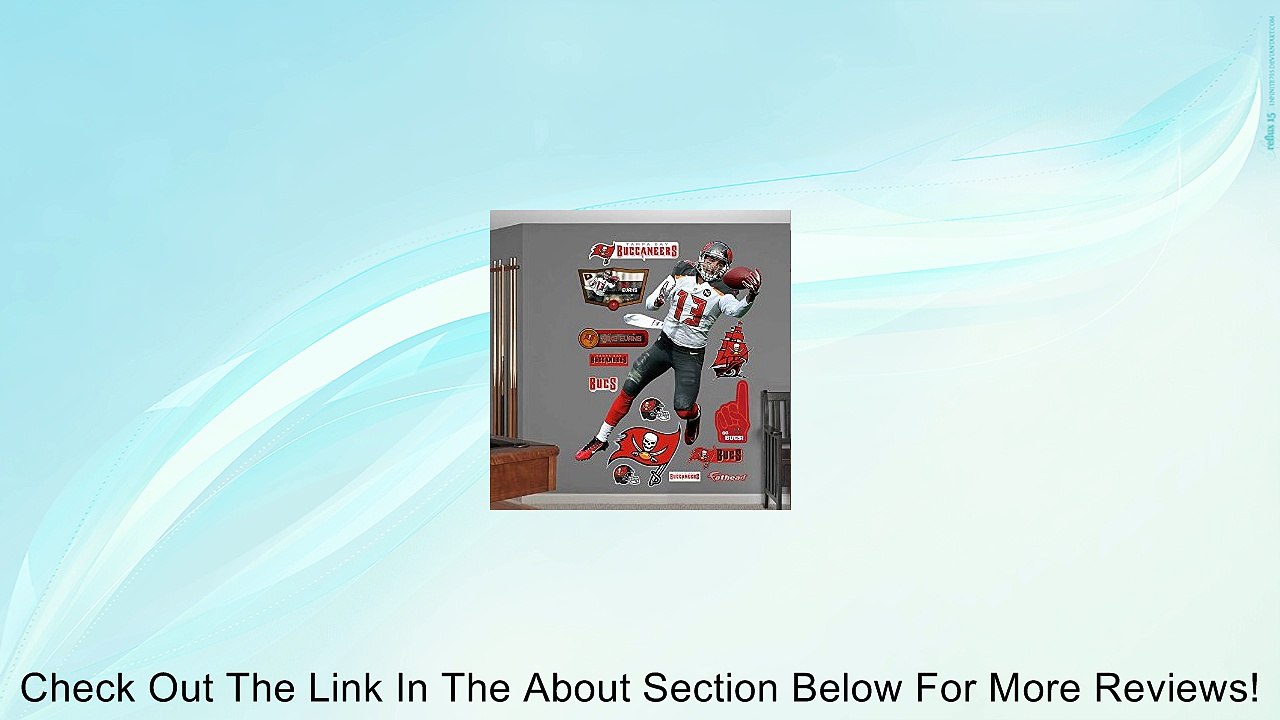 NFL Tampa Bay Buccaneers Mike Evans Real Big Fathead Wall Decals 5'5"W x 5'9"H Review