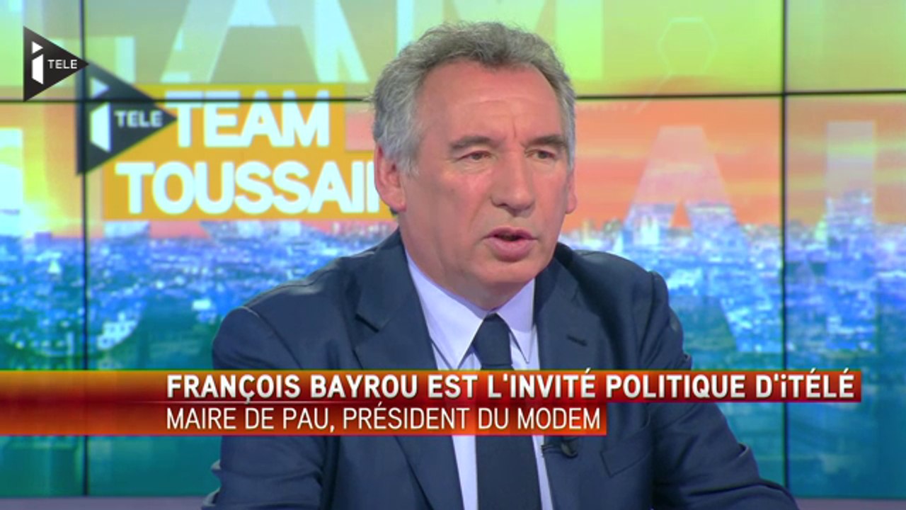 François Bayrou, l'Invité de Bruce Toussaint sur iTélé - 220415