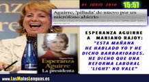 Esperanza Aguirre pillada con el microfono: 