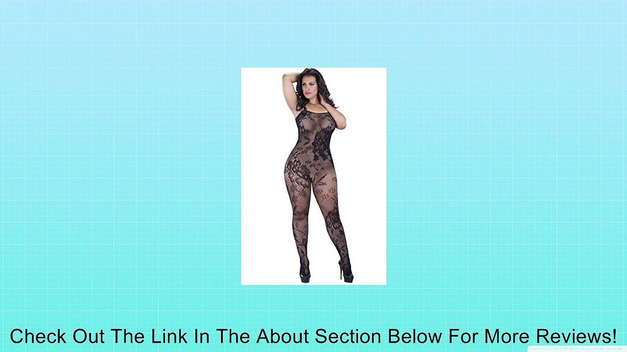 Sexy Plus Size Classic Sheer Lace Crotchless Body Stocking Review