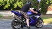Yamaha R1 As a First Bike - Short Man Learning How To Ride His First Motorcycle Yamaha YZF-R1