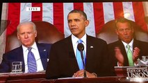 Joe Biden's creepy smile during Obama's State of the Union Address Jan 2014