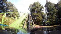 Mindbender POV Roller Coaster Six Flags Over Georgia Front Seat Onride