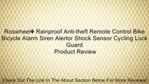 Roswheel� Rainproof Anti-theft Remote Control Bike Bicycle Alarm Siren Alertor Shock Sensor Cycling Lock Guard Review
