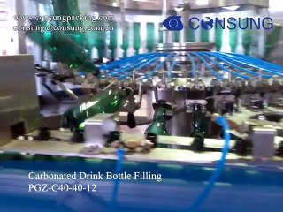 fully automatic carbonated drink filling machine