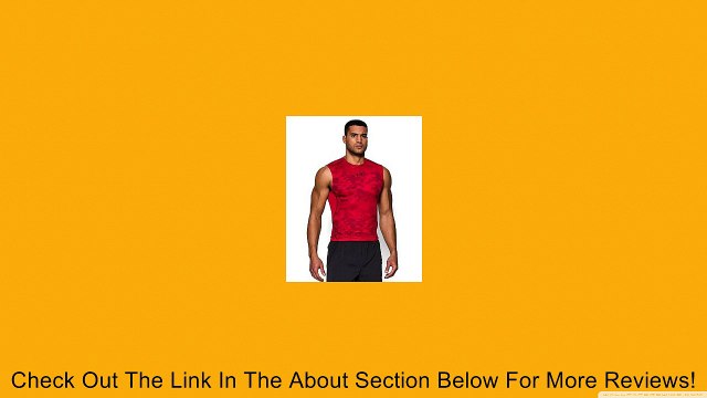 Under Armour Men's UA HeatGear� Armour Printed Sleeveless Compression Shirt Review