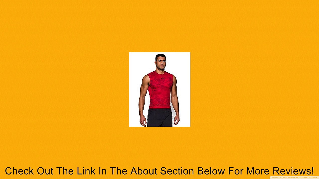 Under Armour Men's UA HeatGear� Armour Printed Sleeveless Compression Shirt Review