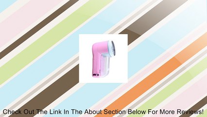 EUH� Rechargeable Clothes Remover Fabrics Lint Pills Fluff Sweater Defuzzer Shaver Pink Review