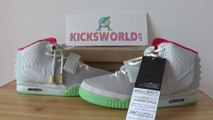 Nike air yeezy 2 wolf grey pure platinum in kicksworld.cn