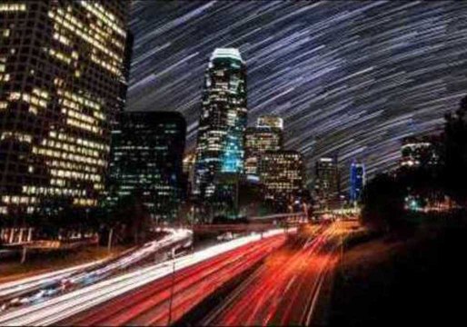 Breathtaking Starry Skies Over Downtown LA