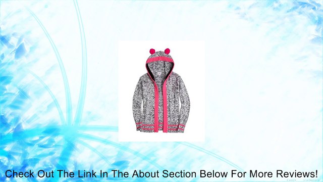 Justice Girls Hooded Pom Cardigan Sweater Review