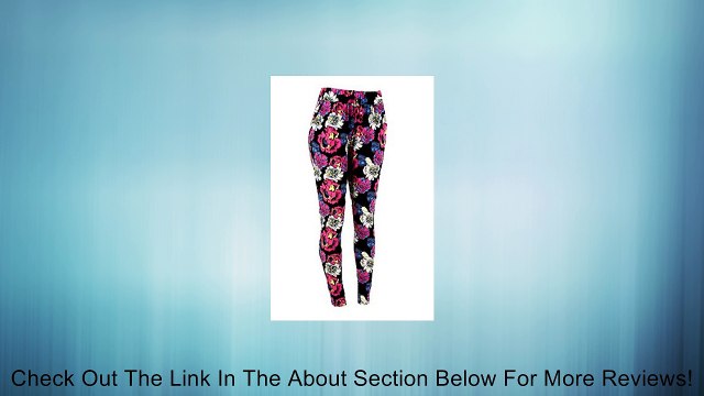 ShoSho Women's Plus Size Printed Tapered Leg Soft Pants Review