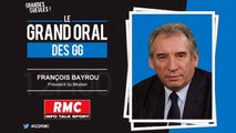 François Bayrou, invité des Grandes Gueules sur RMC - 220415