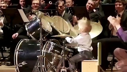 That is what happens if you were born to drum.