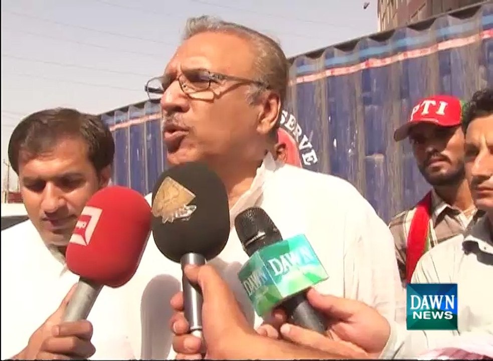 Arif Alvi appeals people to cast vote without fear