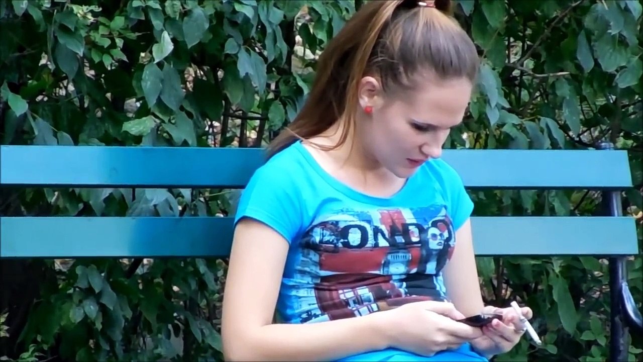Smoking Young Lady