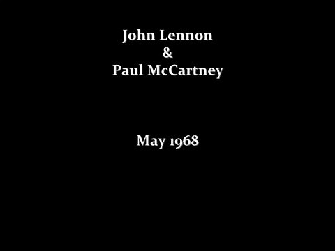 John Lennon & Paul McCartney New York, May 1968