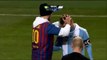 Un aficionado saltó al campo para besar a Messi en el Suecia-Argentina.