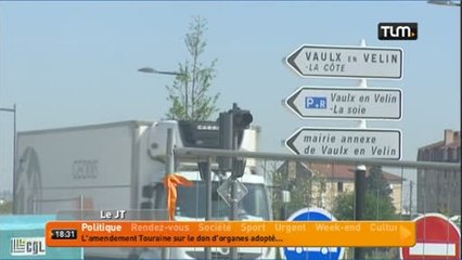 Accident de la route à Vaulx-en-Velin