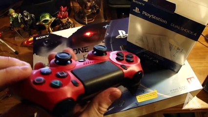 PS4 Unboxing + Red PS4 Controller