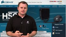 How to install the Corsair Cooling™ Hydro Series H50 CPU cooler