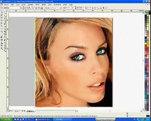 Corel Draw - Kylie Minogue in Vector