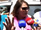 PTI leader Nadia Rabbani claims voters being harassed-23 April 2015