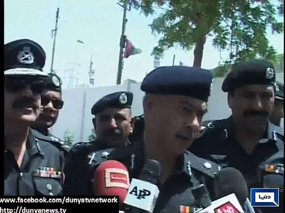 Dunya News - NA-246 by-election: Sindh IG visits different polling stations