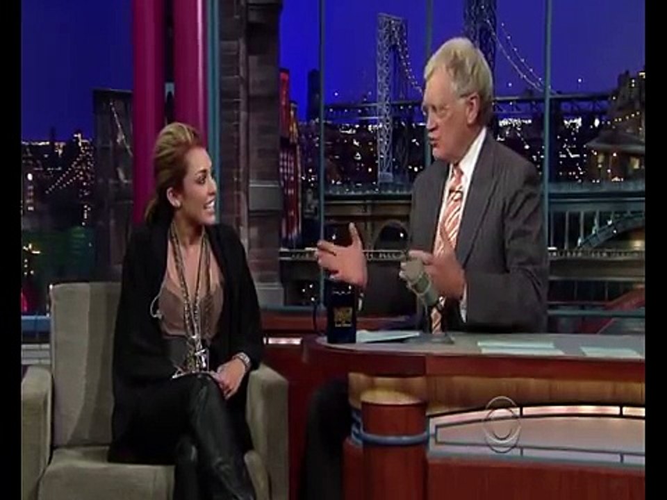 Miley Cyrus - Interview - David Letterman (June 17th, 2010)