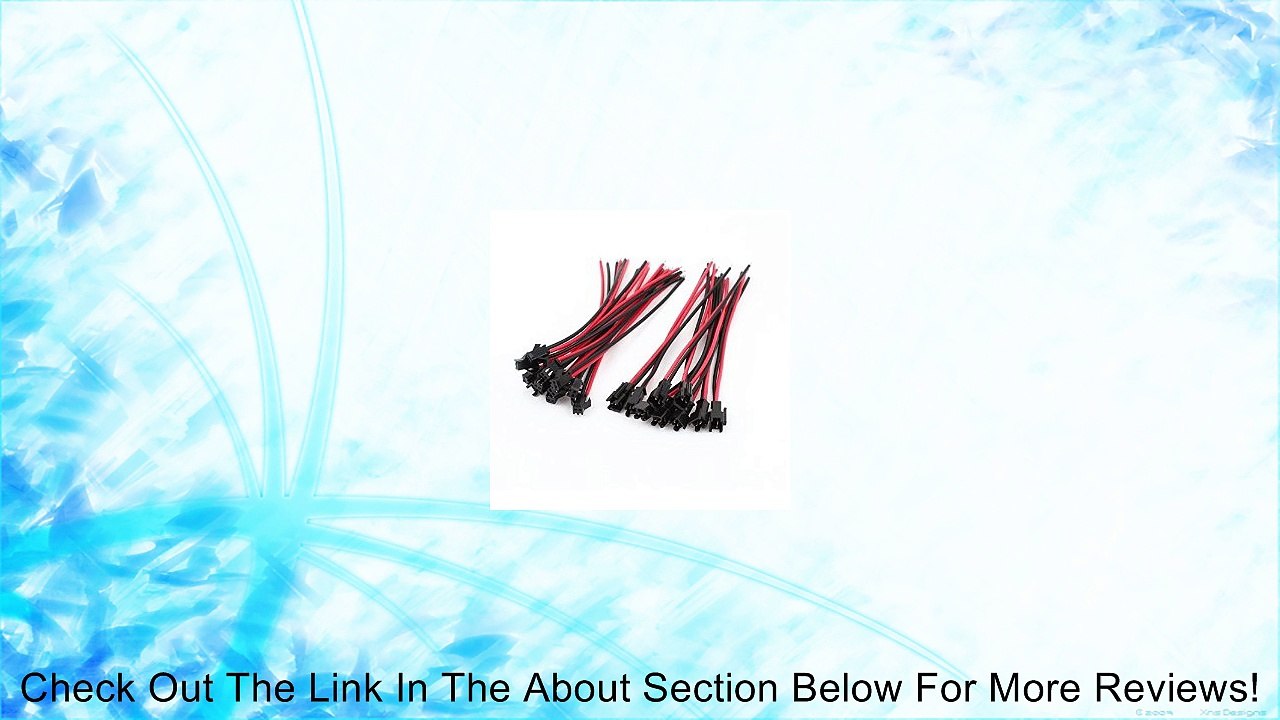 10 Pairs Black Red 15cm Long 2-Pin EL Wires Pigtail Connector Review