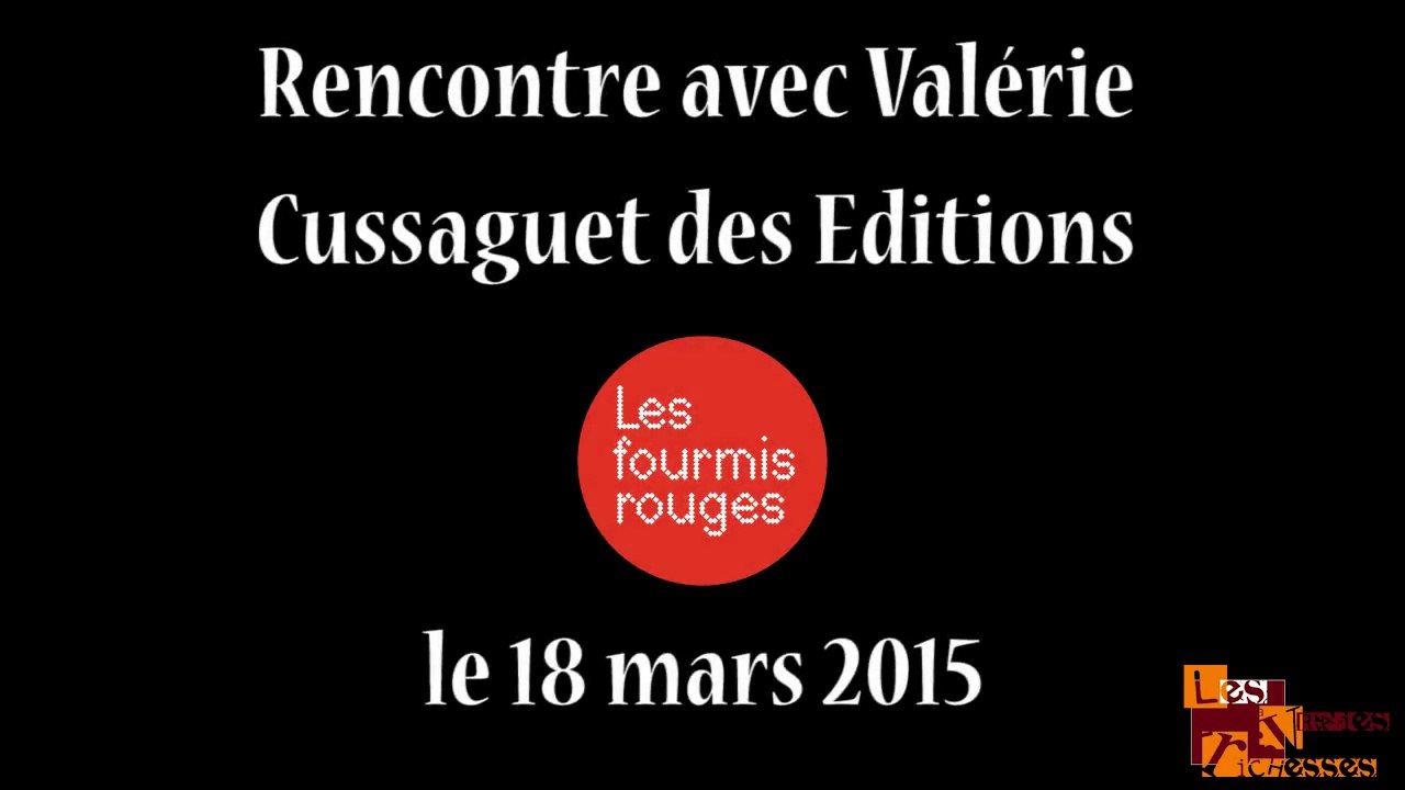 Rencontre avec les éditions Les Fourmis Rouges - 1/4