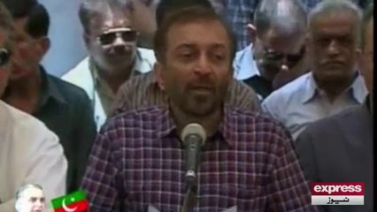 Farooq Sattar press conference on NA-246 election day