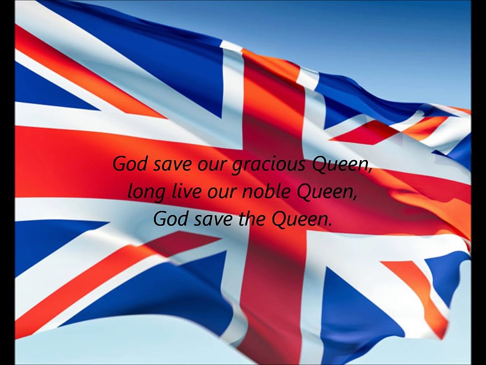 British National Anthem - "God Save The Queen" (EN)
