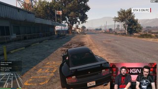 GTA 5 on PC Cheat Codes Vs Freight Train  IGN Plays1