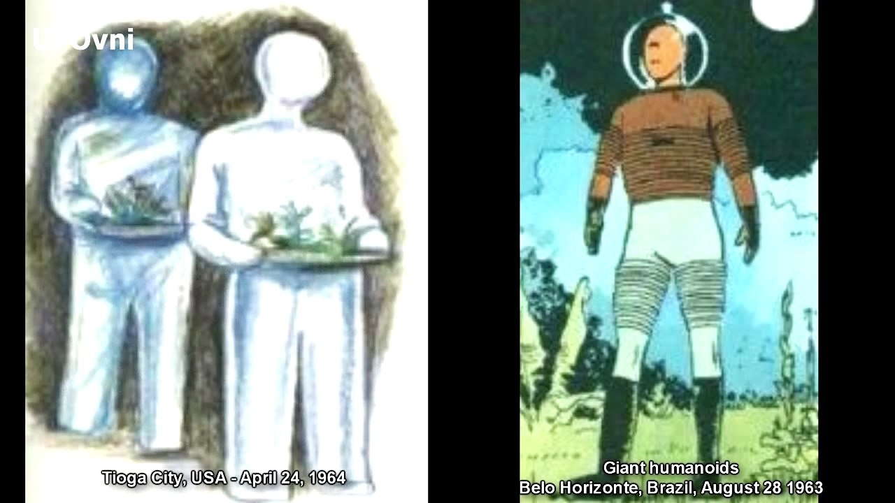UFO Alien Species - Drawings, Sketches and Non-Human Reports 2013 HD
