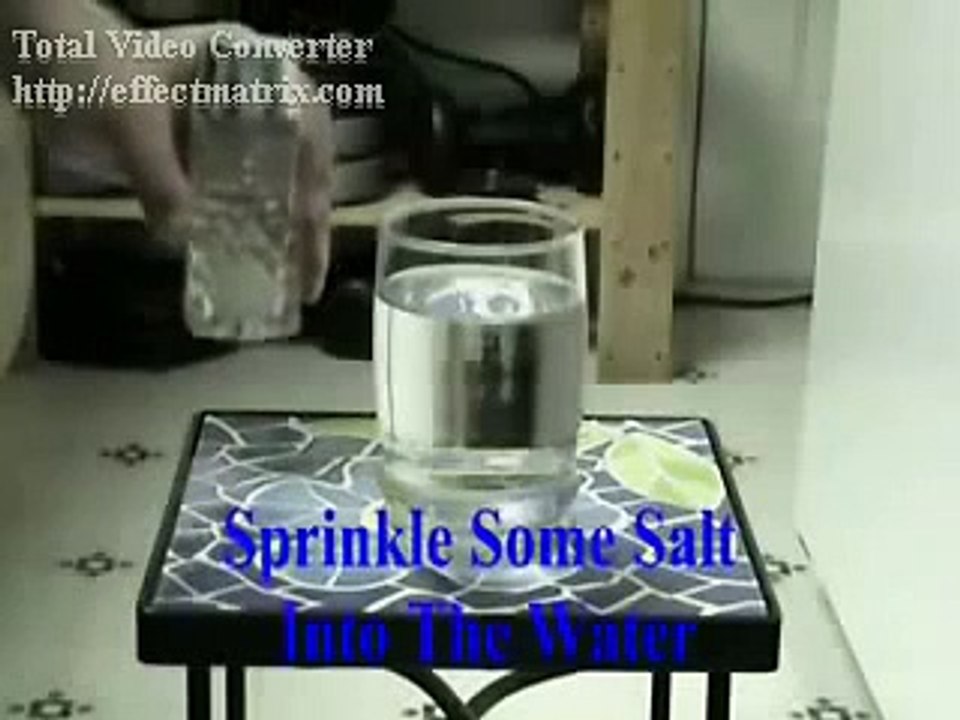 كيف تصنح مثلج.الثلج. في خمس ثواني How to make ice in 5 sec