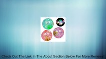 Ning-store 55mm Kids Have Fun Toys LED Light up Jumping Ball Color Changing Bouncing Ball Super Duper Glitter Water Ball Elastic Colorful Flashing Ball (Price for One Bounce Ball, Send Randomly) Review