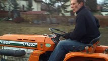 Mały traktorek Kubota 1502 pług kultywator. www.akant-ogrody.pl