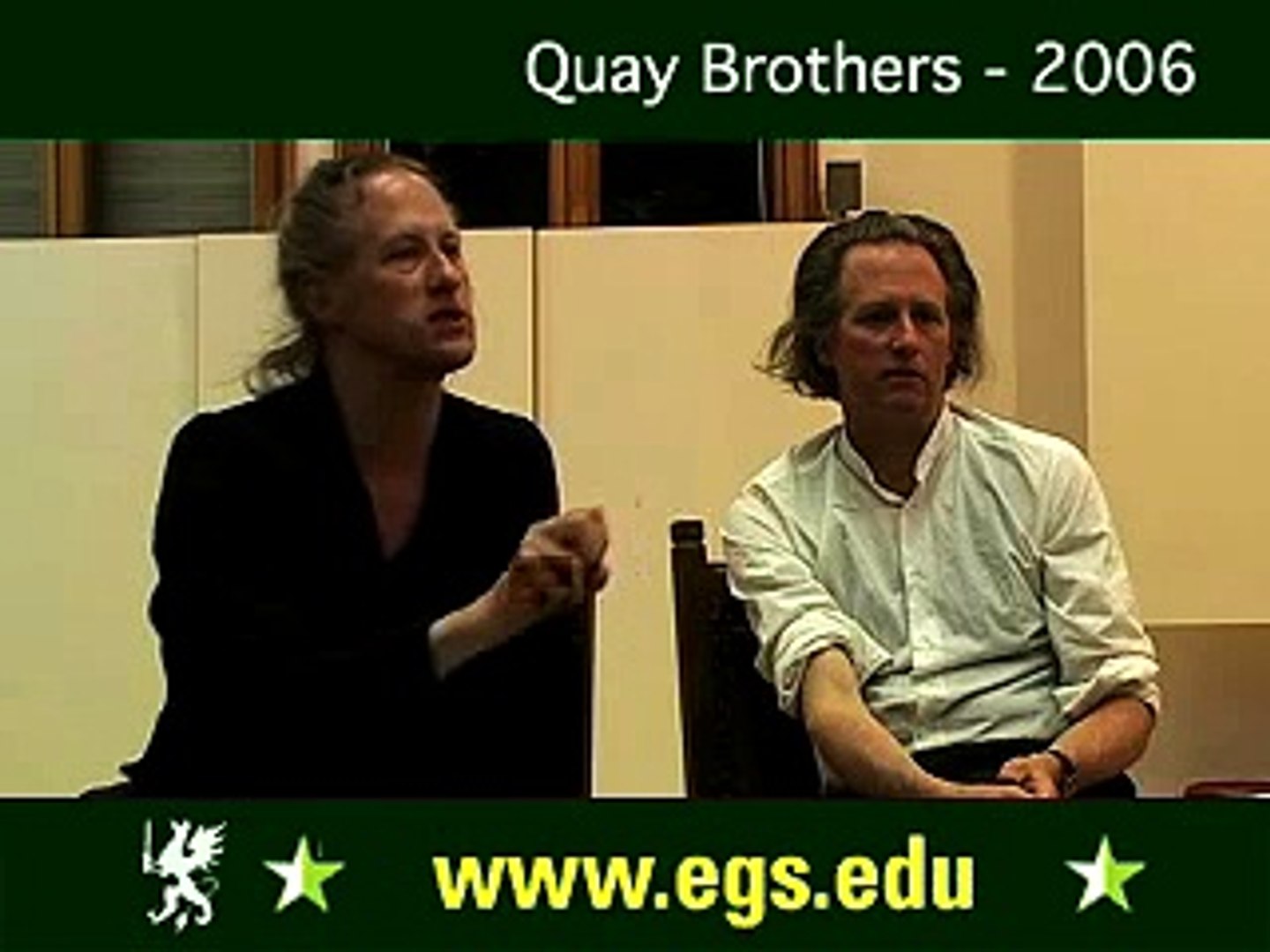 Quay Brothers. The Concept of Film and Animation. 2006